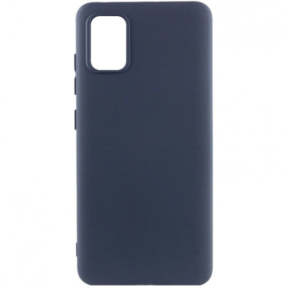 Чехол Silicone Cover Lakshmi (AA) для Samsung Galaxy A51 Синий / Midnight Blue