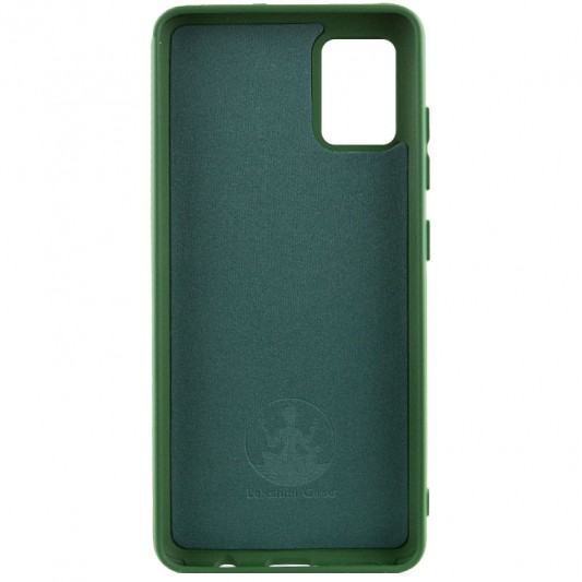 Чохол Silicone Cover Lakshmi (AA) для Samsung Galaxy A51 Зелений / Dark green - зображення 1 