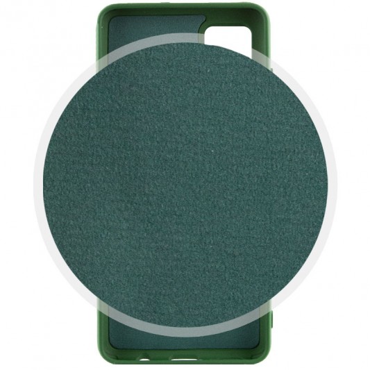Чохол Silicone Cover Lakshmi (AA) для Samsung Galaxy A51 Зелений / Dark green - зображення 2 