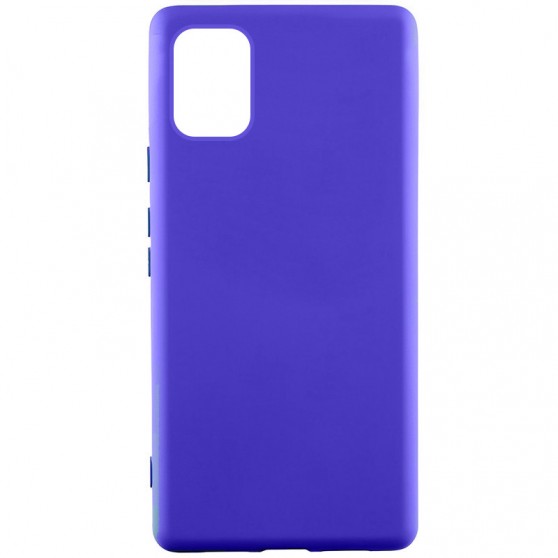 Чехол Silicone Cover Lakshmi (AA) для Samsung Galaxy A51 Синий / Iris