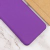 Чехол TPU GETMAN Liquid Silk Full Camera для Samsung Galaxy A31 Фиолетовый / Purple