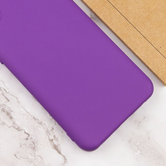Чохол TPU GETMAN Liquid Silk Full Camera для Samsung Galaxy A31 Фіолетовий / Purple - зображення 2 