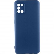 Чохол TPU GETMAN Liquid Silk Full Camera для Samsung Galaxy A31 Синій / Navy Blue