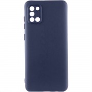 Чехол TPU GETMAN Liquid Silk Full Camera для Samsung Galaxy A31 Синий / Midnight Blue