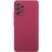 Чохол TPU GETMAN Liquid Silk Full Camera для Samsung Galaxy A52 4G / A52 5G / A52s Бордовий / Marsala
