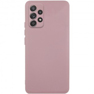 Чехол TPU GETMAN Liquid Silk Full Camera для Samsung Galaxy A52 4G / A52 5G / A52s Розовый / Pink Sand