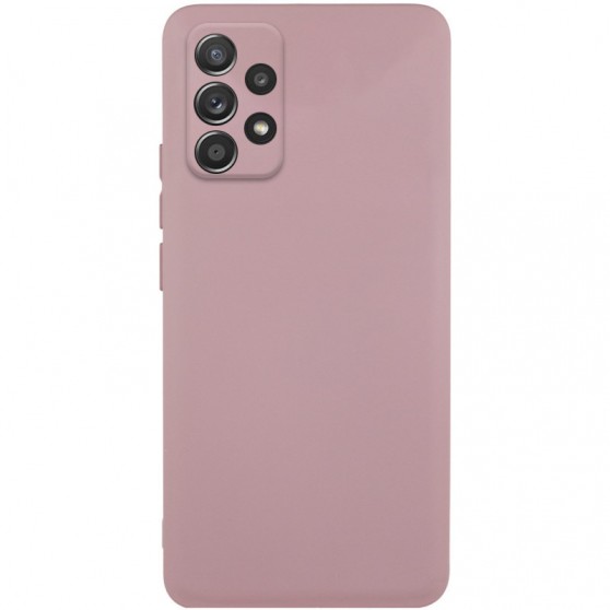 Чехол TPU GETMAN Liquid Silk Full Camera для Samsung Galaxy A52 4G / A52 5G / A52s Розовый / Pink Sand
