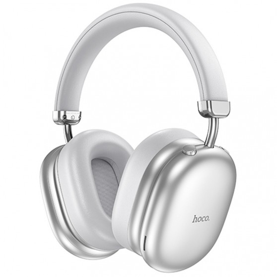Накладные беспроводные наушники Hoco W35 Max Auspicious ANC Silver