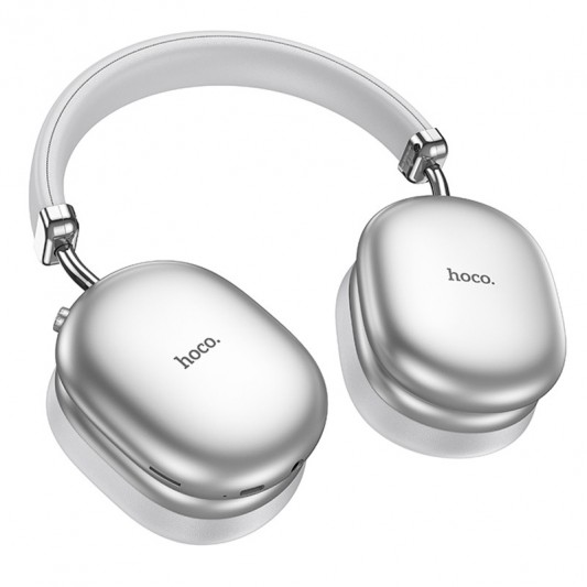 Накладные беспроводные наушники Hoco W35 Max Auspicious ANC Silver - изображение 1