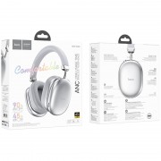 Накладные беспроводные наушники Hoco W35 Max Auspicious ANC Silver