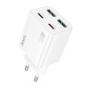 Блок живлення Hoco N55 Fundador PD20W four-port (2USB-A/2C) White