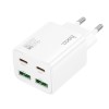 Блок живлення Hoco N55 Fundador PD20W four-port (2USB-A/2C) White