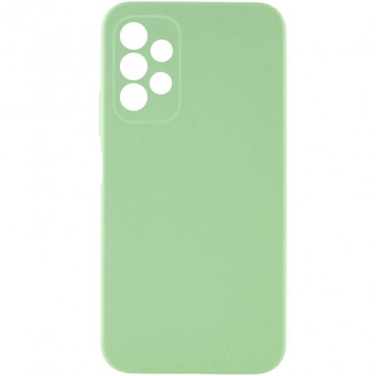 Чехол TPU GETMAN Liquid Silk Full Camera для Samsung Galaxy A23 4G Зеленый / Pistachio