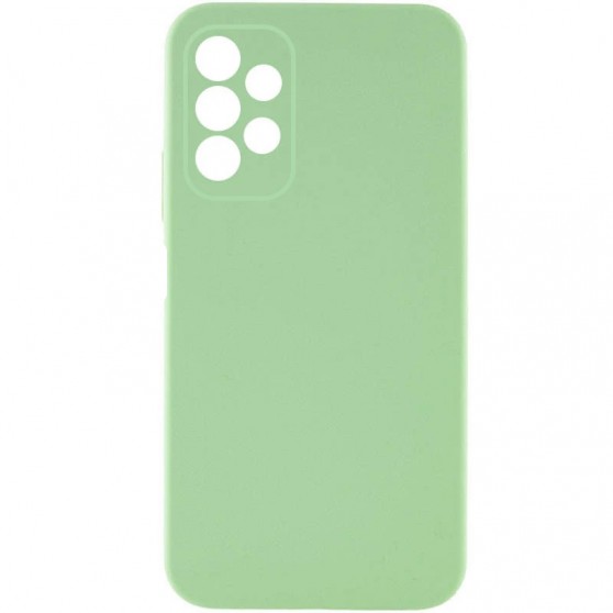 Чехол TPU GETMAN Liquid Silk Full Camera для Samsung Galaxy A23 4G Зеленый / Pistachio