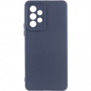 Чехол TPU GETMAN Liquid Silk Full Camera для Samsung Galaxy A23 4G Синий / Midnight Blue