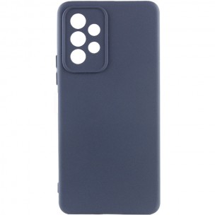 Чехол TPU GETMAN Liquid Silk Full Camera для Samsung Galaxy A23 4G Синий / Midnight Blue