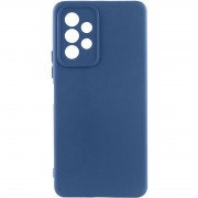 Чехол TPU GETMAN Liquid Silk Full Camera для Samsung Galaxy A23 4G Синий / Navy Blue