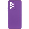 Чехол TPU GETMAN Liquid Silk Full Camera для Samsung Galaxy A23 4G Фиолетовый / Purple