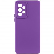 Чехол TPU GETMAN Liquid Silk Full Camera для Samsung Galaxy A23 4G Фиолетовый / Purple