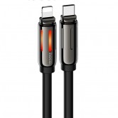 Дата кабель Hoco U136 Prize Type-C to Lightning 27W (1.2m) Black Дата кабель Hoco U136 Prize Type-C to Lightning 27W (1.2m) Black