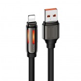Дата кабель Hoco U136 Prize USB to Lightning 2.4A (1.2m) Black Дата кабель Hoco U136 Prize USB to Lightning 2.4A (1.2m) Black