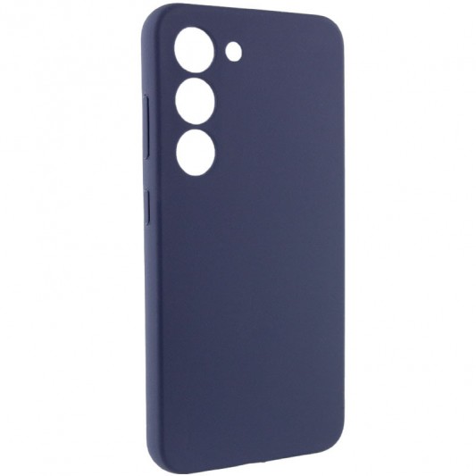 Чехол Silicone Cover Lakshmi Full Camera (AA) для Samsung Galaxy S23 Синий / Midnight Blue - изображение 1