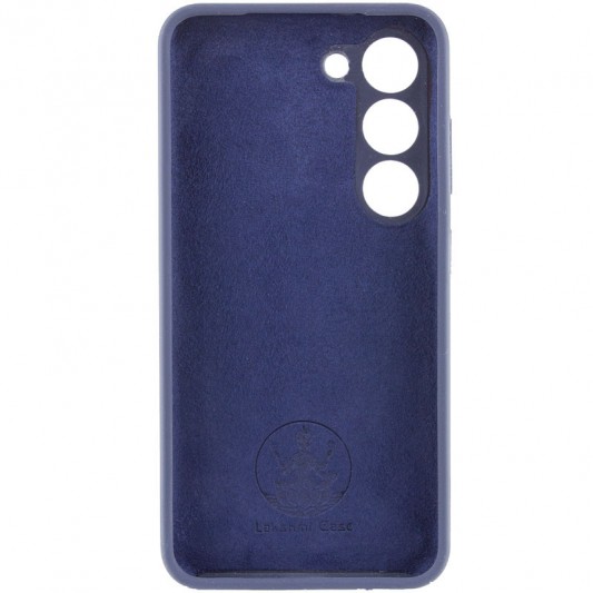 Чехол Silicone Cover Lakshmi Full Camera (AA) для Samsung Galaxy S23 Синий / Midnight Blue - изображение 2