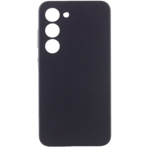 Чохол Silicone Cover Lakshmi Full Camera (AA) для Samsung Galaxy S23 Чорний / Black