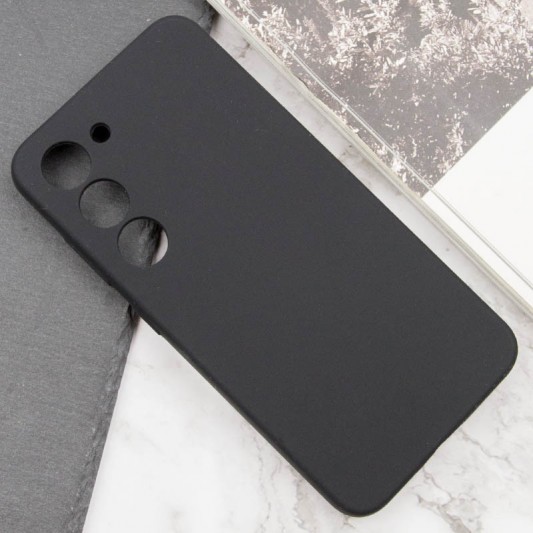 Чехол Silicone Cover Lakshmi Full Camera (AA) для Samsung Galaxy S23 Черный / Black - изображение 4