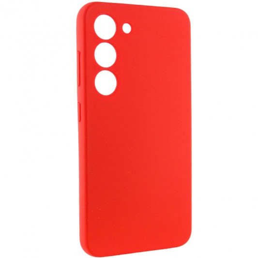 Чехол Silicone Cover Lakshmi Full Camera (AA) для Samsung Galaxy S23 Красный / Red - изображение 1