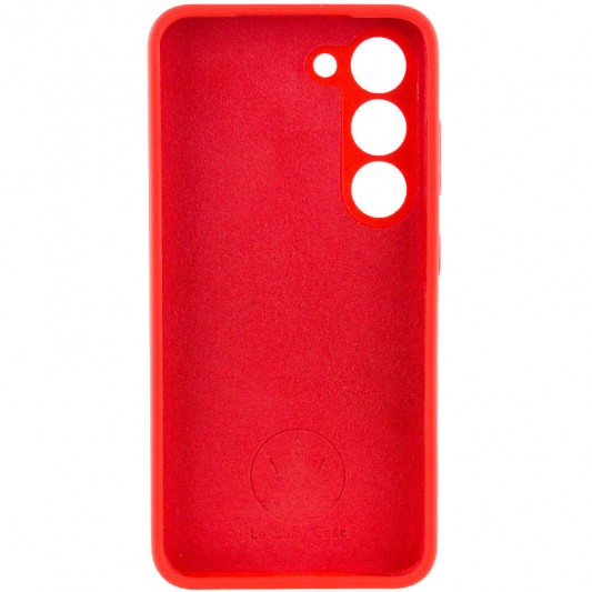 Чехол Silicone Cover Lakshmi Full Camera (AA) для Samsung Galaxy S23 Красный / Red - изображение 2