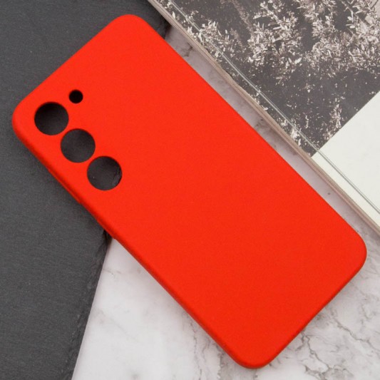 Чехол Silicone Cover Lakshmi Full Camera (AA) для Samsung Galaxy S23 Красный / Red - изображение 4