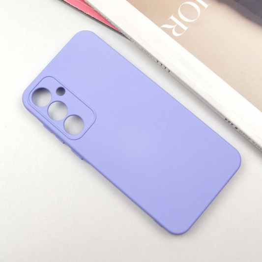 Чехол Silicone Cover Lakshmi Full Camera (AA) для Samsung Galaxy S23 Сиреневый / Dasheen - изображение 1