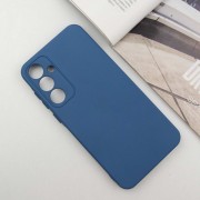 Чехол Silicone Cover Lakshmi Full Camera (AA) для Samsung Galaxy S23 FE Синий / Navy Blue