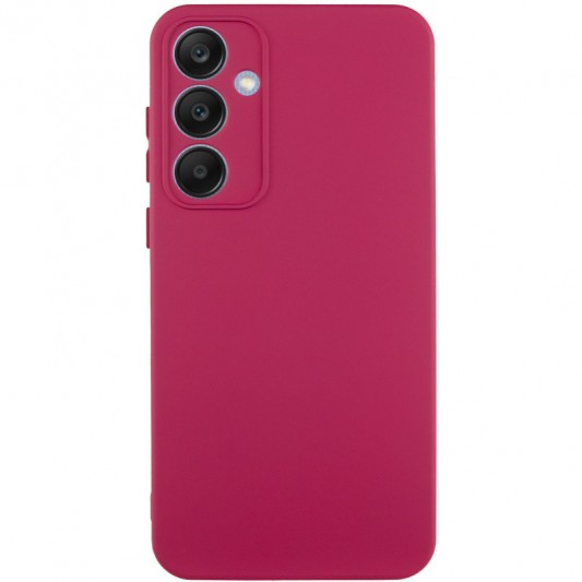 Чехол Silicone Cover Lakshmi Full Camera (AA) для Samsung Galaxy S23 FE Бордовый / Marsala