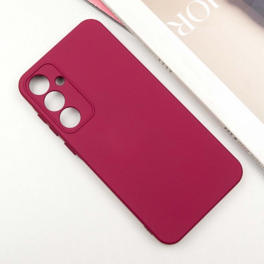 Чехол Silicone Cover Lakshmi Full Camera (AA) для Samsung Galaxy S23 FE Бордовый / Marsala - изображение 1