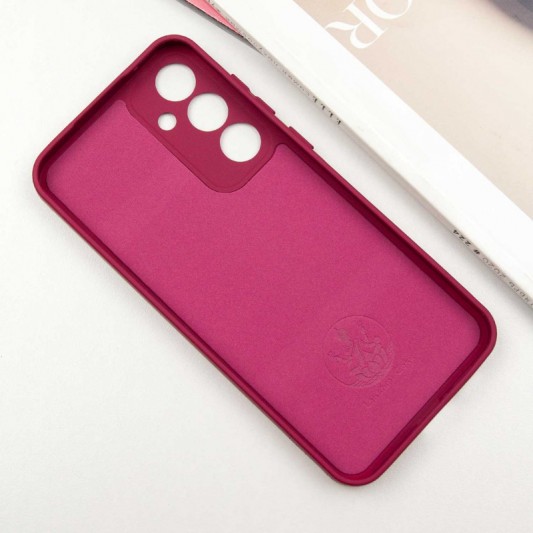 Чехол Silicone Cover Lakshmi Full Camera (AA) для Samsung Galaxy S23 FE Бордовый / Marsala - изображение 2