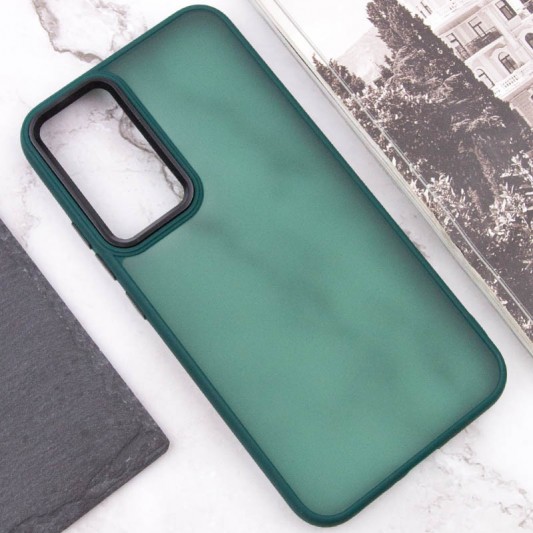 Чохол TPU+PC Lyon Frosted для Samsung Galaxy S23 Ultra Green - зображення 3 