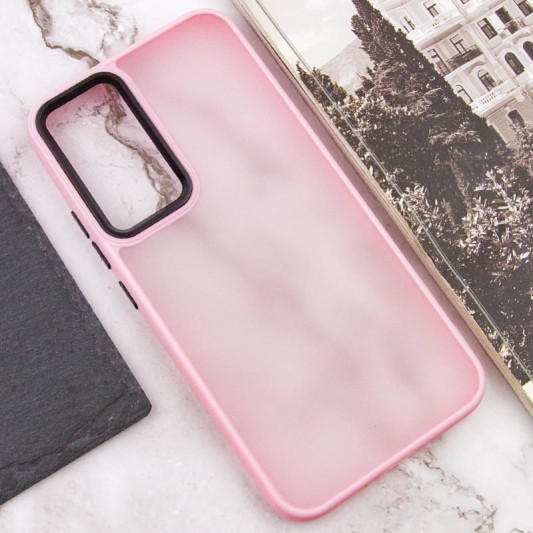 Чохол TPU+PC Lyon Frosted для Samsung Galaxy S23 Ultra Pink - зображення 3 