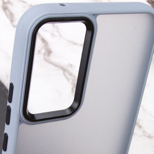 Чохол TPU+PC Lyon Frosted для Samsung Galaxy S23 Ultra Sierra Blue - зображення 4 