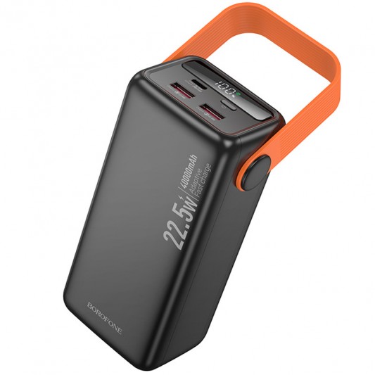 Портативное ЗУ Power Bank BOROFONE BJ66 Magnifico 22.5W+PD20W 40000 mAh Black - изображение 2