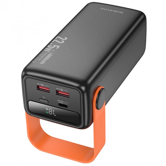 Портативное ЗУ Power Bank BOROFONE BJ66 Magnifico 22.5W+PD20W 40000 mAh Black - изображение 4