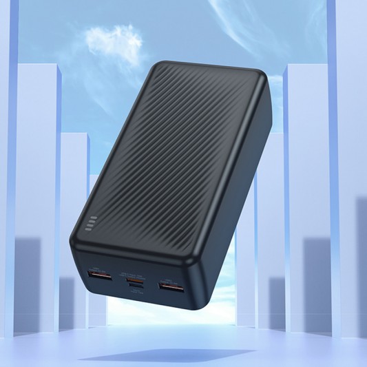 Портативное ЗУ Power Bank BOROFONE BJ56B Graceful 22,5W+PD20W 30000 mAh Black - изображение 3