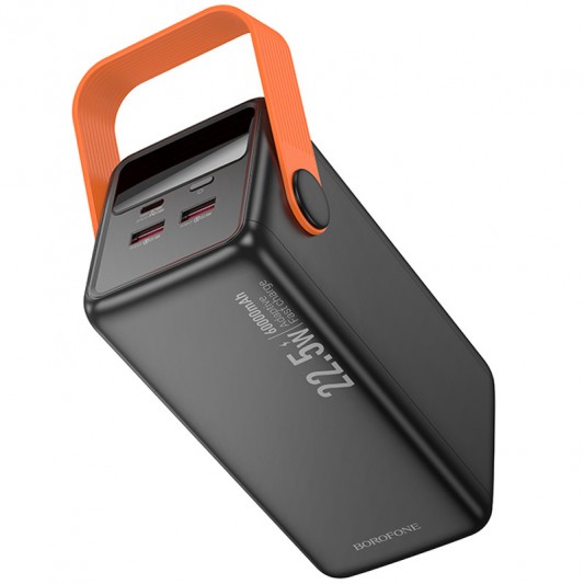 Портативное ЗУ Power Bank BOROFONE BJ66B Magnifico 22.5W+PD20W 60000 mAh Black - изображение 6