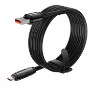 Дата кабель Hoco U136 Prize USB to Type-C 5A (1.2m) Black