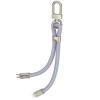 Дата кабель-шнурок Hoco GH5 Elegant Type-C to Lightning (0.21m) Denim Blue