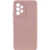 Чехол TPU GETMAN Liquid Silk Full Camera для Samsung Galaxy A73 5G Розовый / Pink Sand