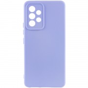 Чехол TPU GETMAN Liquid Silk Full Camera для Samsung Galaxy A73 5G Сиреневый / Dasheen
