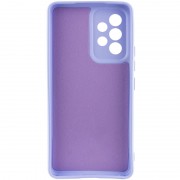 Чехол TPU GETMAN Liquid Silk Full Camera для Samsung Galaxy A73 5G Сиреневый / Dasheen