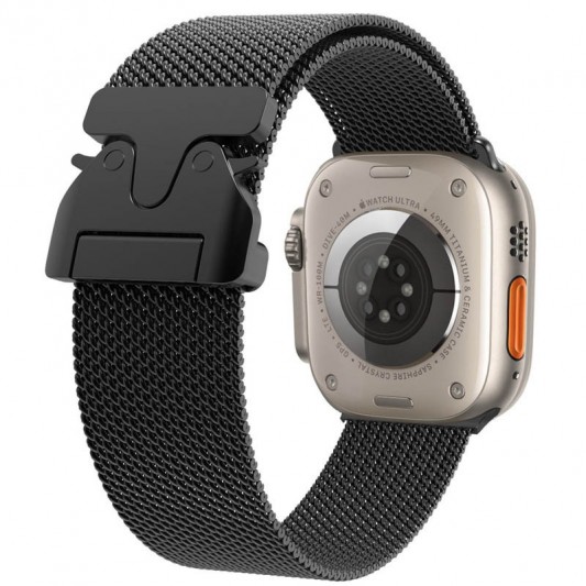 Ремешок Milanese Loop New Design для Apple Watch 42(ser.1-3)/44/45/46/49mm Black - изображение 3